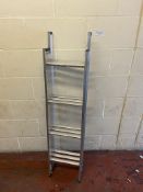 Mac Allister Easy Store Aluminium 3 Section Loft Ladder