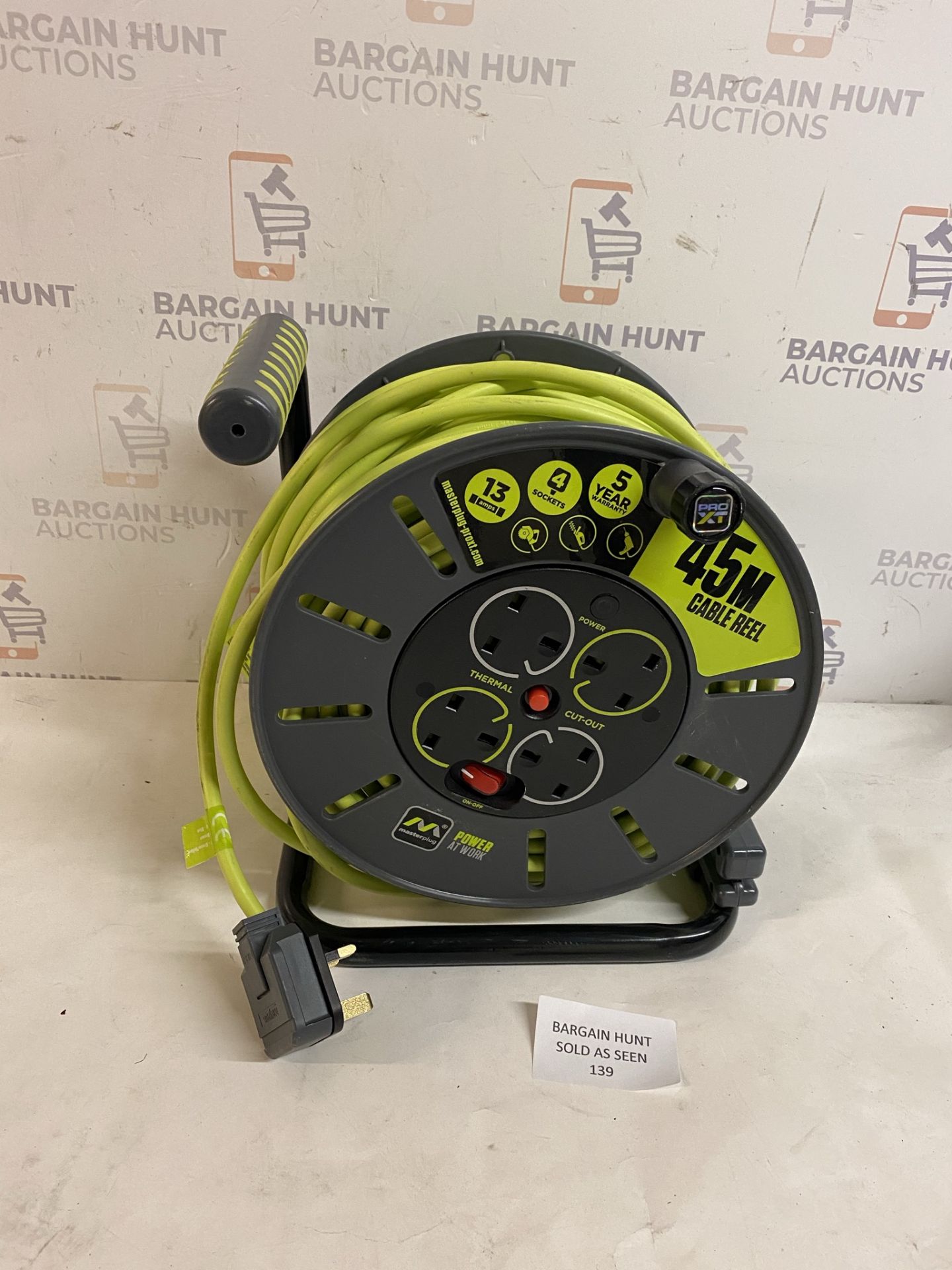 Masterplug 45M Cable Reel