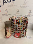 Beau & Elliot Confetti Lunch Tote with Vacuum Flask