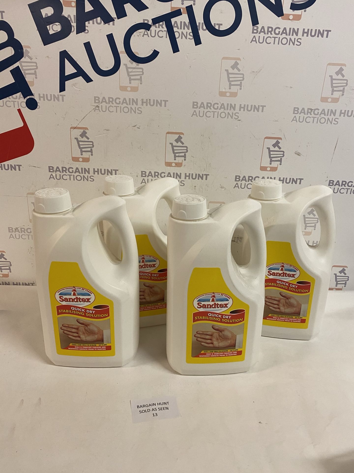 Sandtex Retail Quick Dry Stabilising Solution Clear 2.5 L, Set of 4 RRP £25 Each