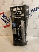 Mira Décor Dual Silver Effect Electric Shower, 10.8kW RRP £330