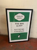 Rare King & McGaw Raymond Chandler The Big Sleep Framed Art Print by Penguin Books, 95 X 63 cm