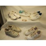 5 pairs of vintage Reebok trainers mostly size 5 some 4, no boxes