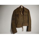 A Royal Army Service Corps 13th infantry division WWII '37 pattern battle dress jacket