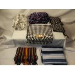 A collection of 6 Scarves