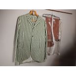 A linen jacket and trousers size 38L