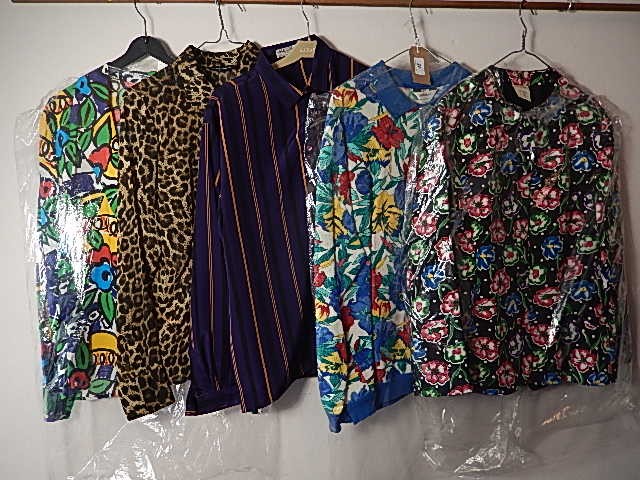 A collection of 5 Vintage 1990's tops /shirts to include - Jaeger , Warehouse and St Michael