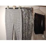 3 pairs of trousers all size 10-12