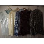 5 Vintage shirts/Blouses to include Jaeger, and Jacques Vert sizes 10-14