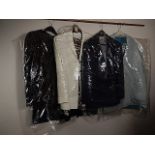 4 Jackets sizes 12-14 to include Lapidus and Planet and a black diamanté patterned jacket