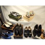 8 pair of shoes size 4 all in boxes (although some boxes aren't original)