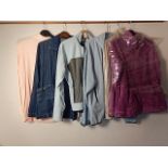 A selection of 6 various tops/jackets sizes 10-12 / M to include - Country Rose and Columbia USA.