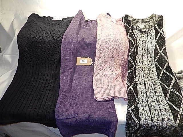 4 Knitted jumpers - to include vintage St Michael size 12