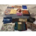 A collection of 14 scarves - to include vintage Debenhams, vintage St Michael