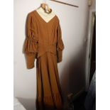 A reproduction Victorian outfit ( would fit size 12-14 easily)