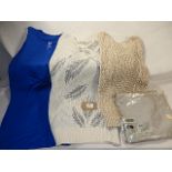 4 tops/jumpers to include a vintage St Michael silver polo neck top in its original packaging size