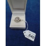 Silver Cubic Zirconia Ring