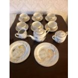 Kutani Geisha Girl Tea Set ( perfect no damage )