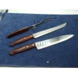 Richards ( cutlers ) LTD 3 piece carving set