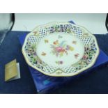 Schumann pierced edge fruit plate 27 cm diameter