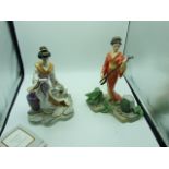 Franklin Mint Yoshiko Princess of Cherry Blossoms , Ayame Princess of Iris Blossoms , Michiko