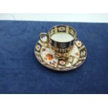 Royal Crown Derby Cup and Saucer ( cup 2 1/2 inches tall ) no damage