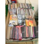 Box of CDs and few Cassettes