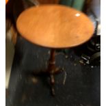 Victorian Mahogany Pedestal Side Table