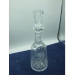 Waterford Crystal Decanter 13 inches tall including stopper