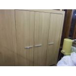 Modern 3 Door Wardrobe 71 1/2 tall x 56 inches wide 22 deep