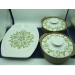 J & G Meakin Serving Platter & 2 Tureens