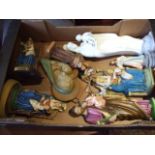 2 Boxes of Religious Figures and Pictures