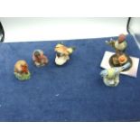 4 Royal Worcester Birds & 1 other