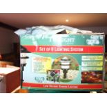6 piece Garden Lighting Kit including transformer