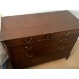 Retro Strongbow 2 Short over 3 Long Chest of Drawers