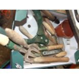 Box of Garden Hand Tools