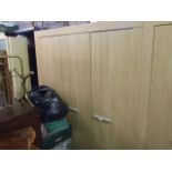 Modern 3 Door Wardrobe 71 1/2 tall x 56 inches wide 22 deep