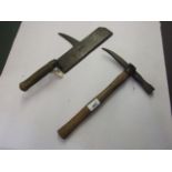 Vintage Slaters Axe and Slaters Hammer