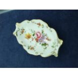 Royal Crown Derby " Derby Poises " Pin / Trinket Dish 5 1/2 inches long ( no damage )