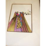 4 Framed Pen and Ink / Watercolours all signed NUNTO (various years ) 11 x 7 1/2 inches