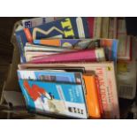 Box of Ordnance Survey Maps etc