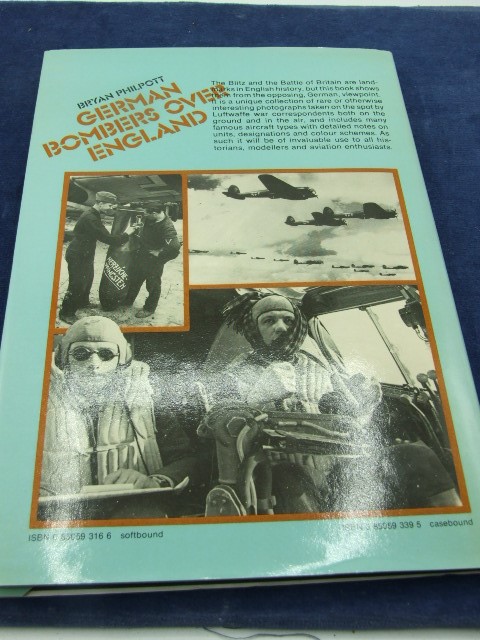 Germans bombers over England, world war 2 photo album number 2, by Bryan Philpot, with dust cover. - Image 4 of 4