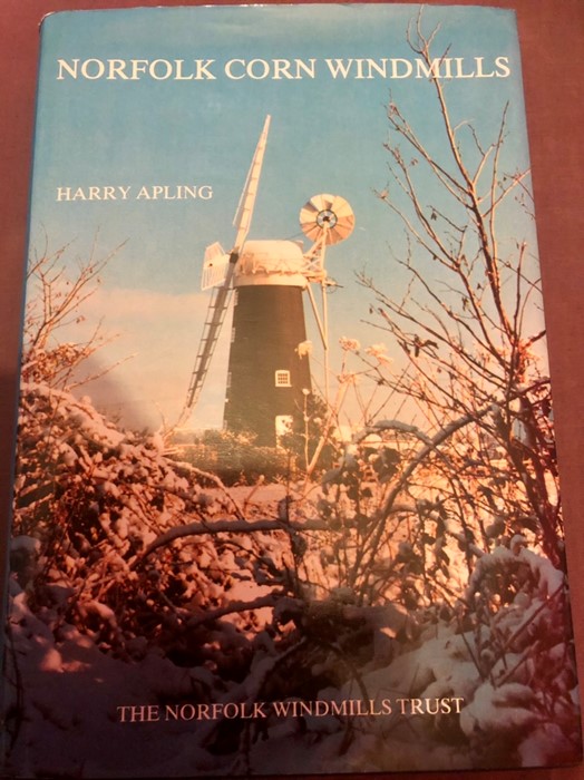 Norfolk Corn Windmills Harry Apling 1984 with dust jacket