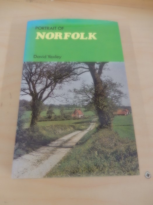 Portrait of Norfolk David Yaxley 1981 with dust jacket