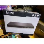 Unused Denver DVD player in box