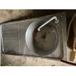 stainless steel boat sink