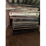 quantity of vinyl lps to include Led Zeppelin, the Beatles and 1980's music