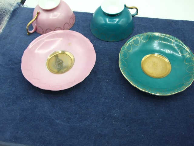 2 Royal Sealy Cabinet Cups and Saucers - Image 5 of 6
