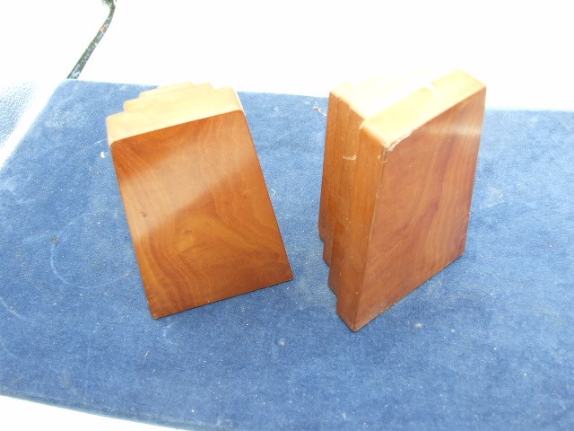 Art Deco Style Bookends 6 1/2 inches tall - Image 3 of 3