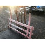 Vintage Wooden Hay Cart Extension Section 69 inches wide . 1 fixing bar broken